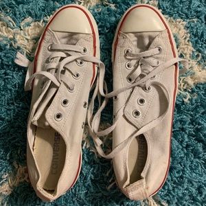 Red, white, blue converse